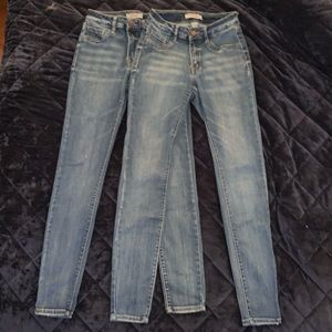 Two dark wash jeans
